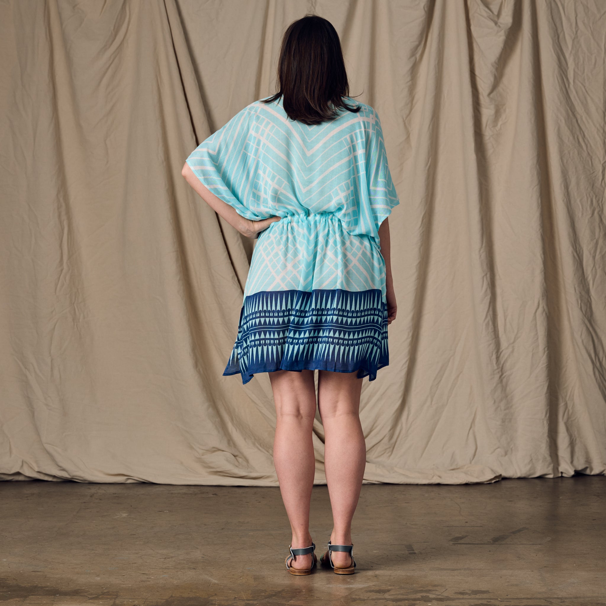 Lahar Geometric Kaftan - Ten Thousand Villages