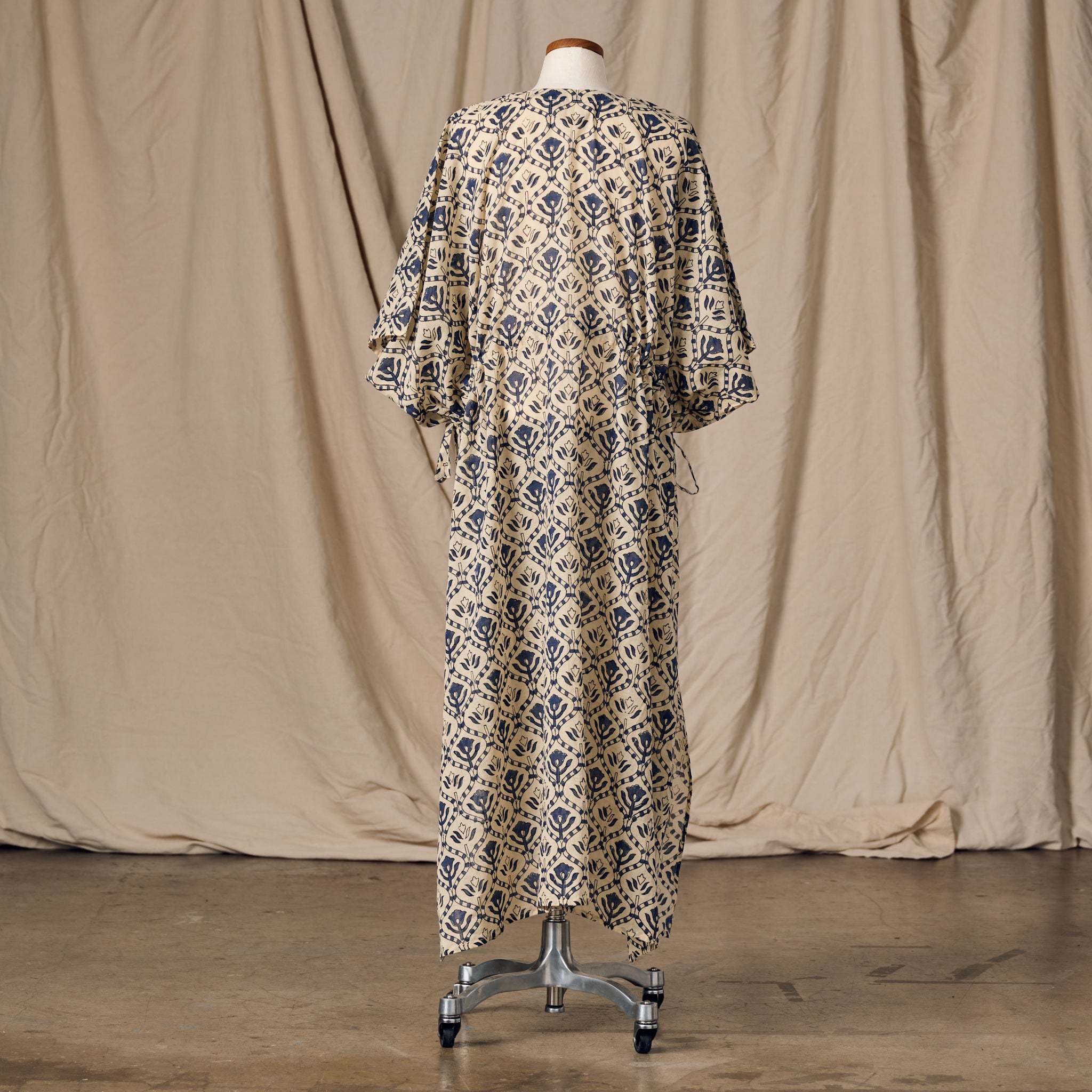 Panna Full Length Block Print Kaftan - Ten Thousand Villages