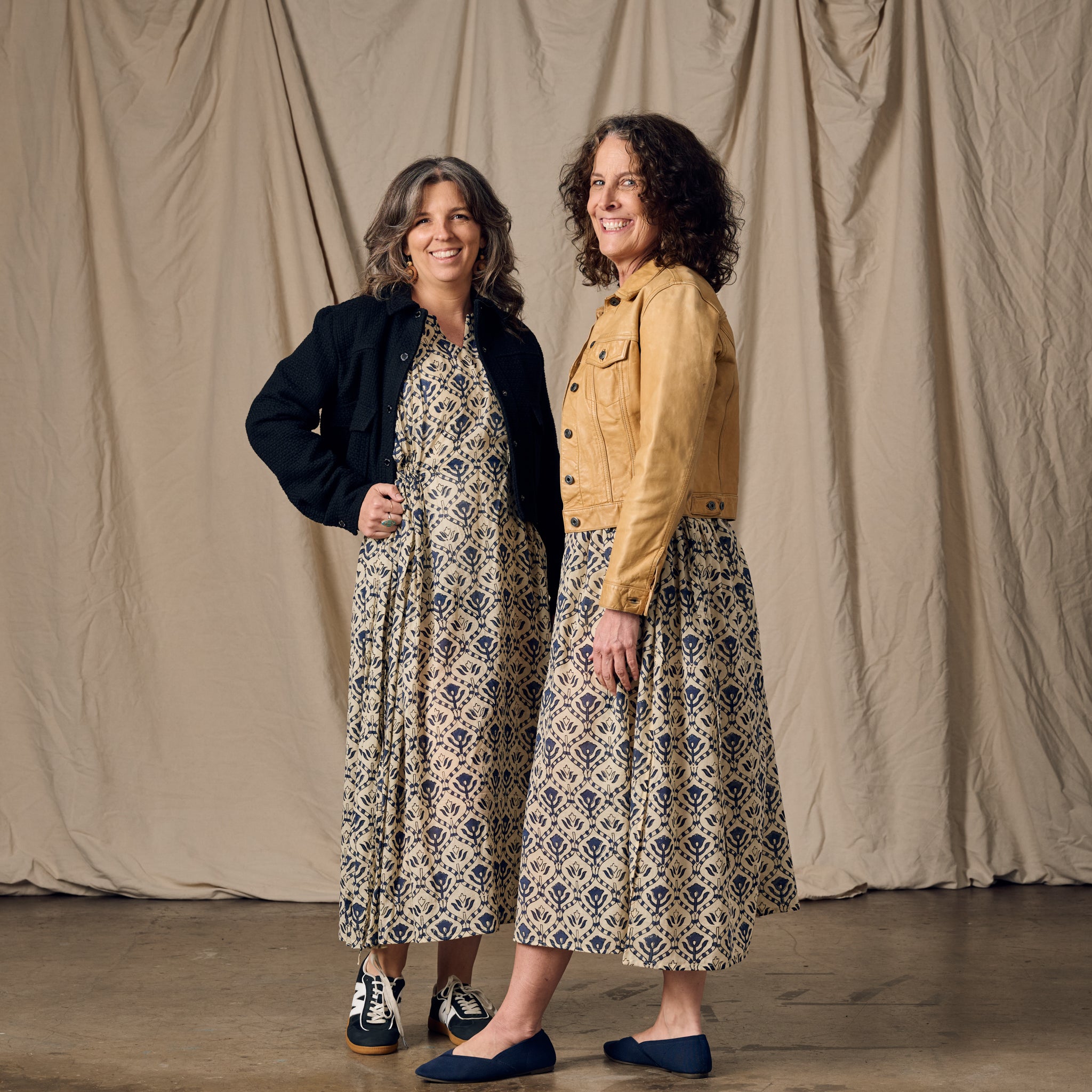 Panna Full Length Block Print Kaftan - Ten Thousand Villages
