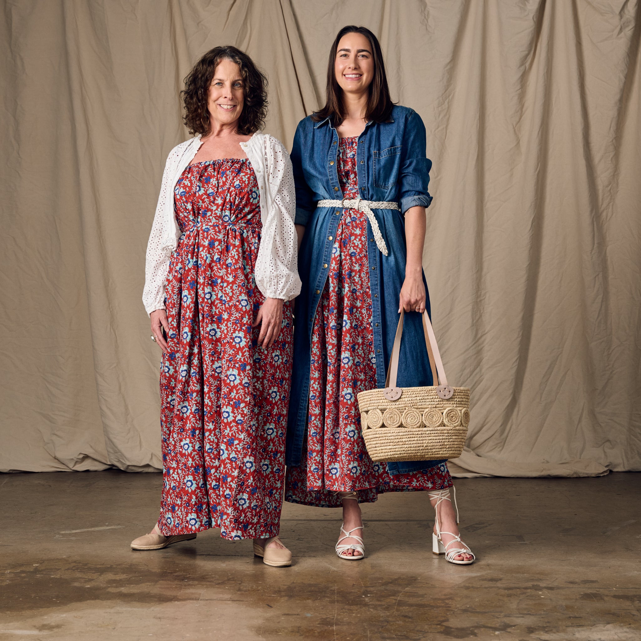 Kanya Floral Cotton Maxi Style Dress - Ten Thousand Villages