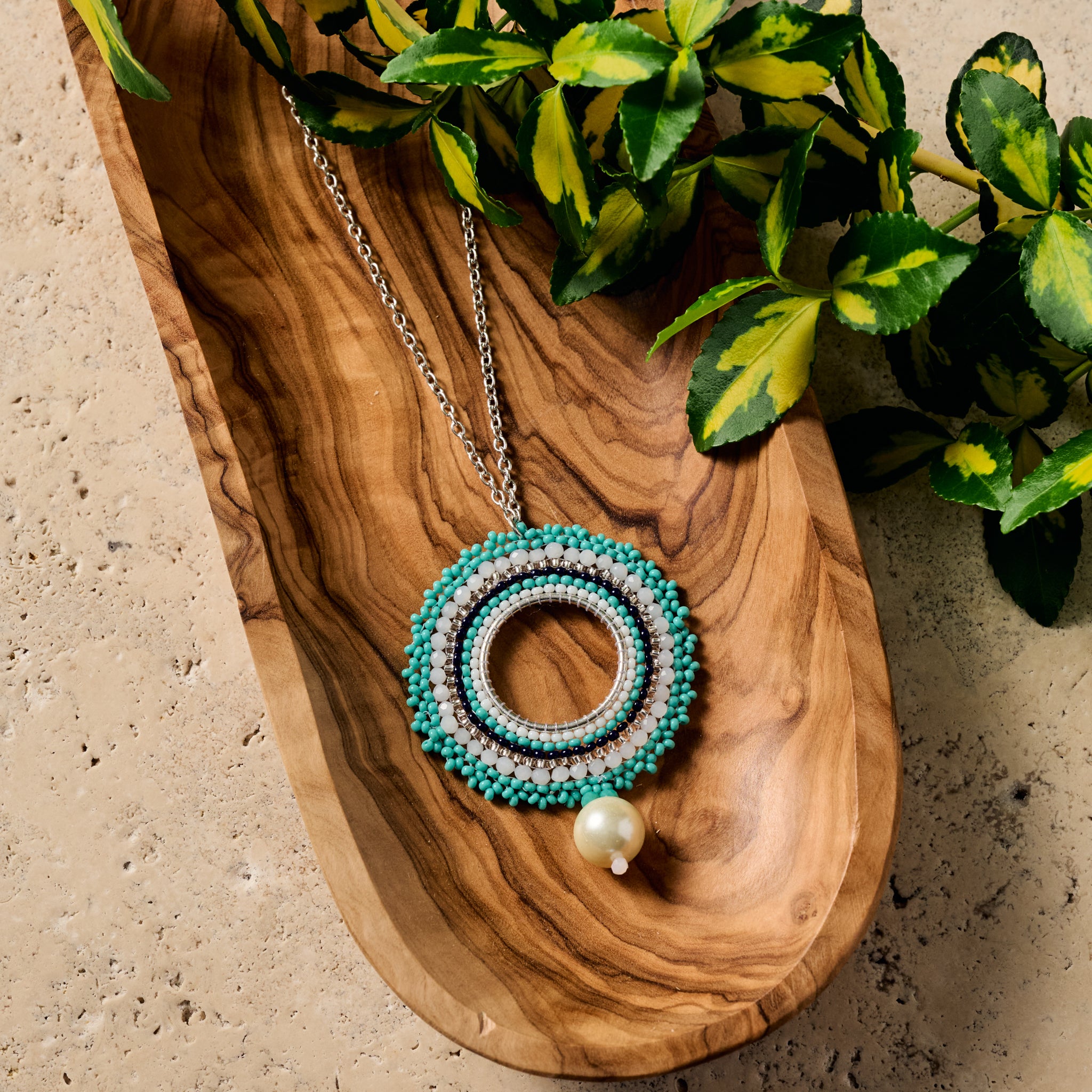Lahar Bead Pendant Necklace - Ten Thousand Villages