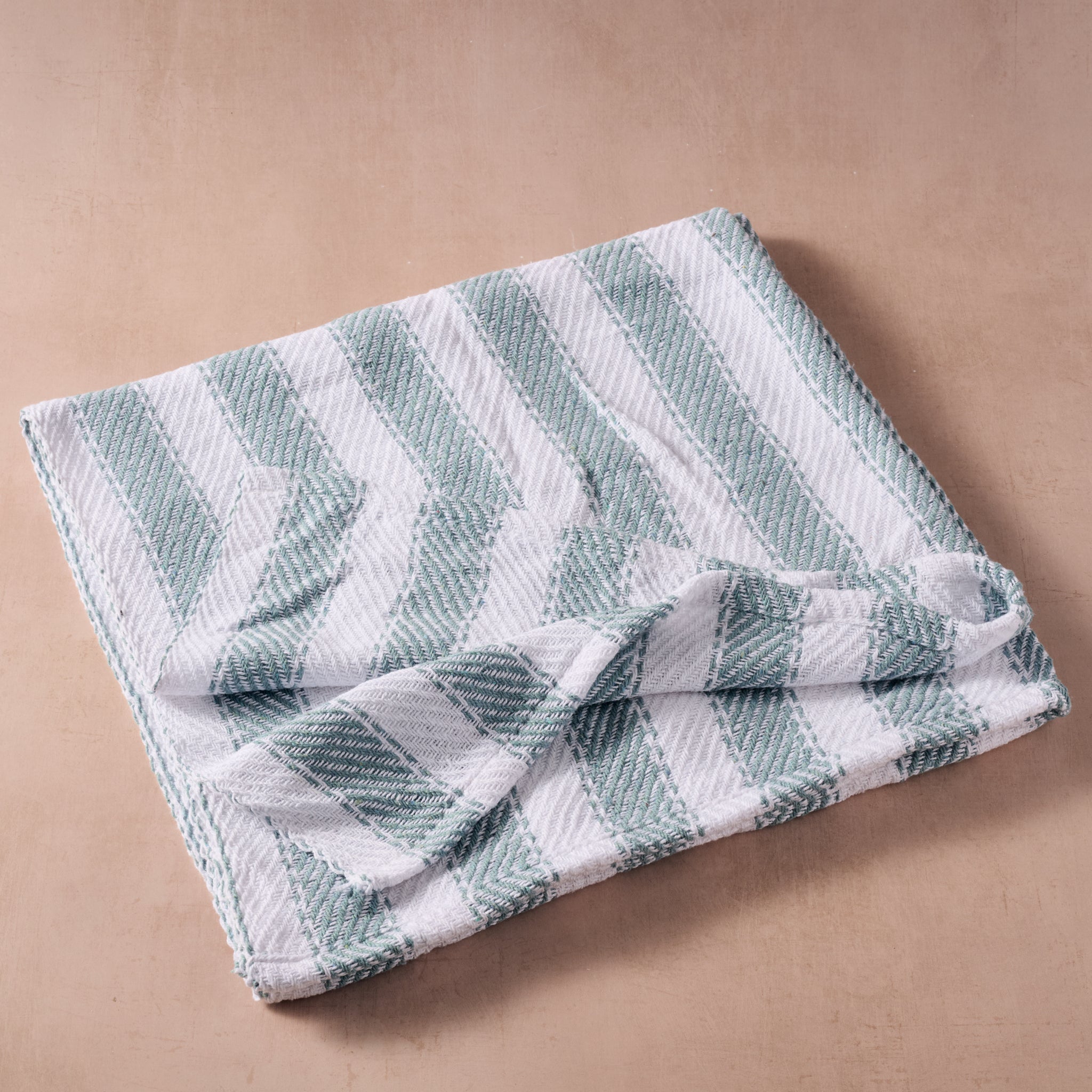 Garmee Upcycled Cotton Beach Blanket - Blue - Ten Thousand Villages