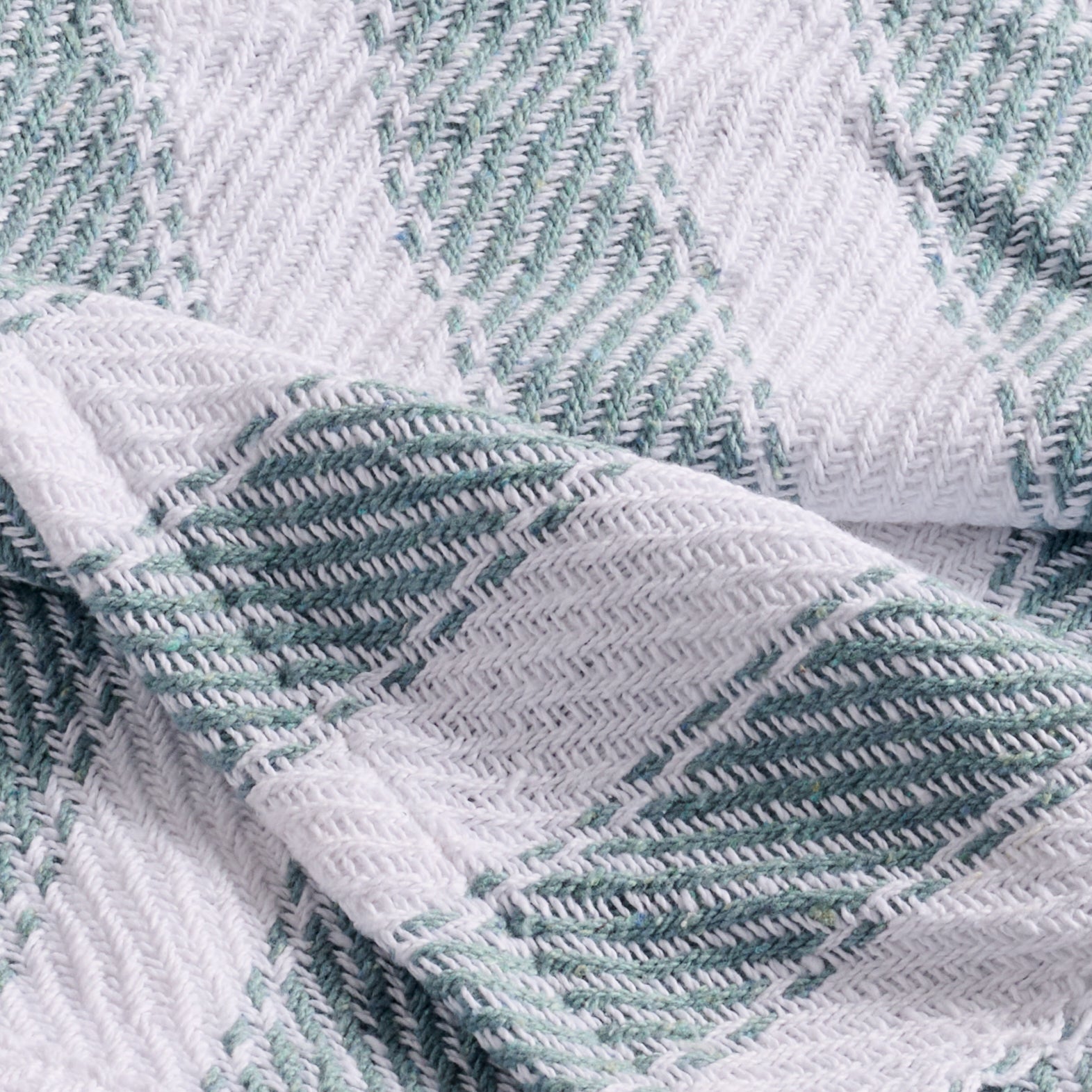 Garmee Upcycled Cotton Beach Blanket - Blue - Ten Thousand Villages