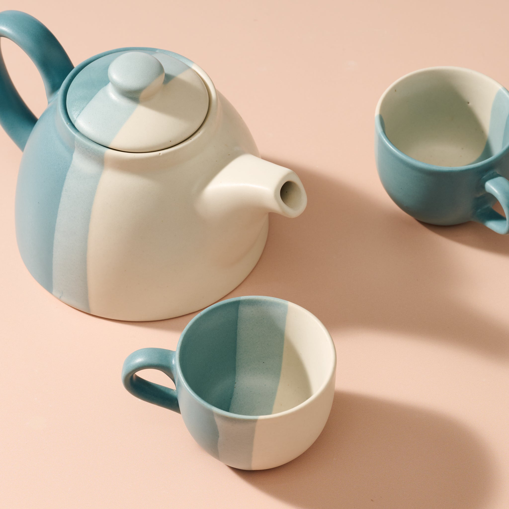 Pheeka Striped Teapot - Ten Thousand Villages