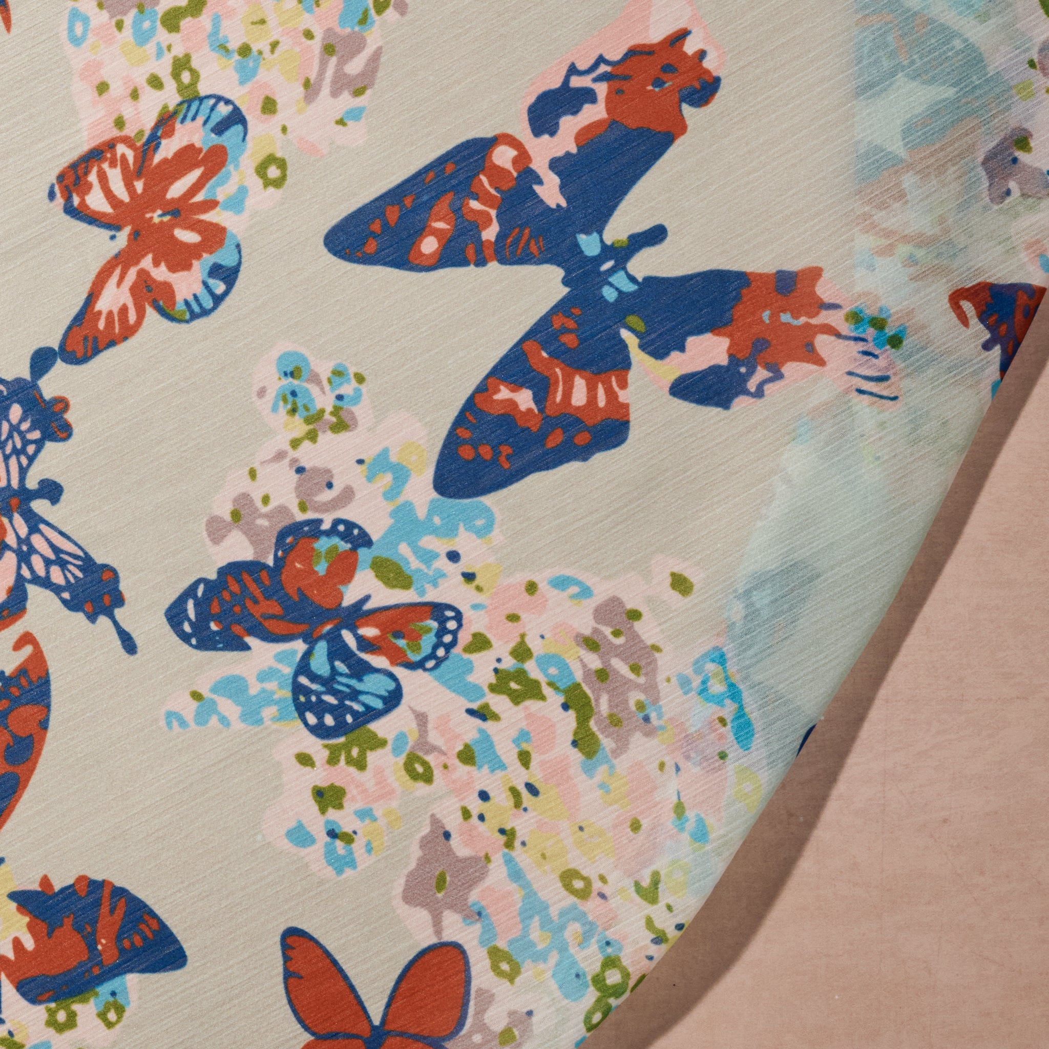 Komal Butterfly Chiffon Scarf - Ten Thousand Villages
