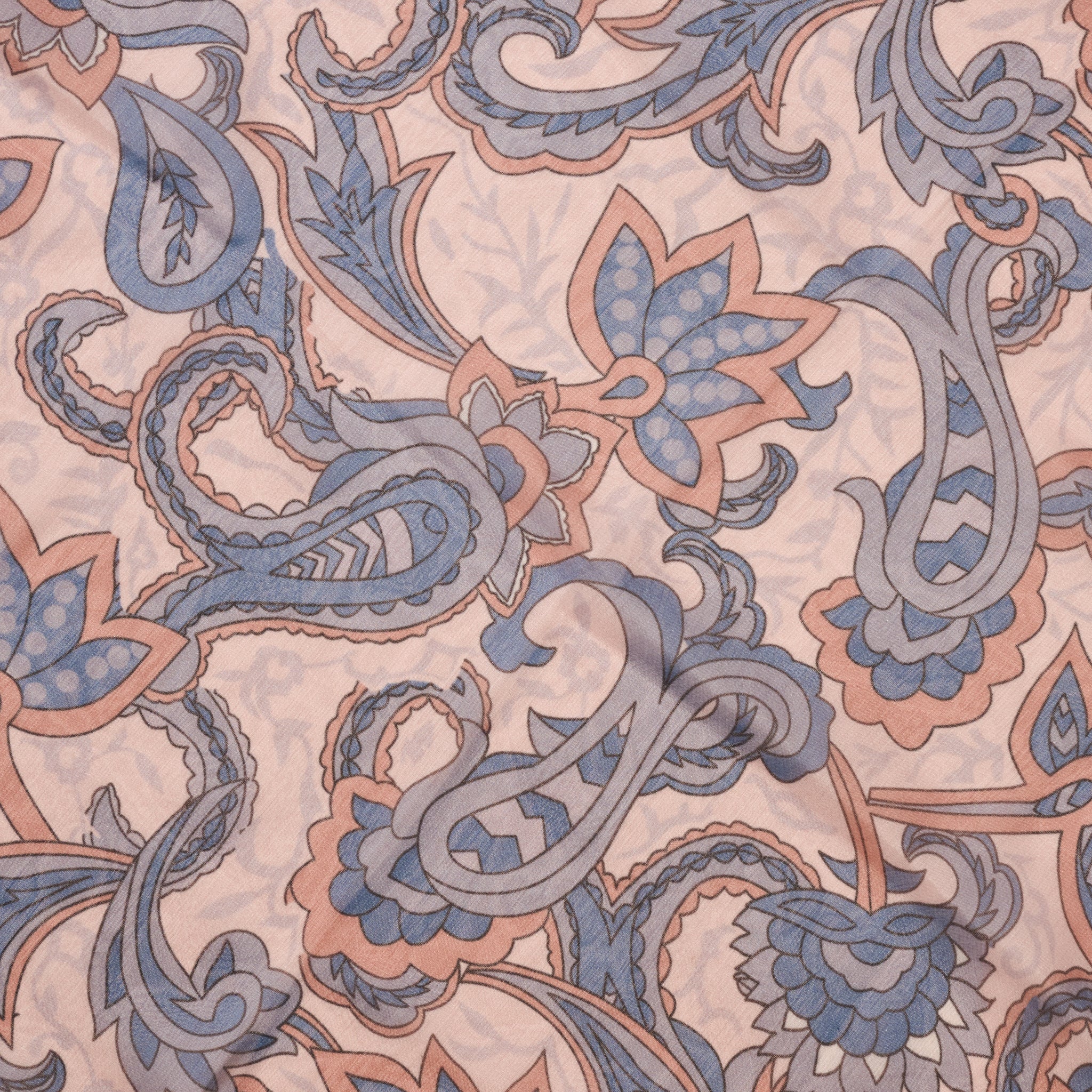 Komal Paisley Chiffon Scarf - Ten Thousand Villages