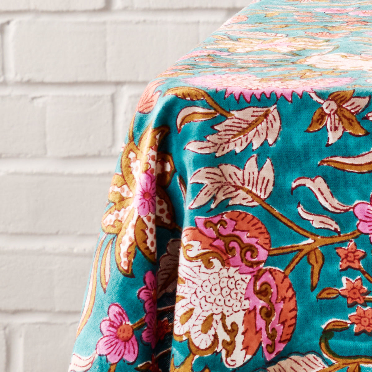 Stabaka Blockprint Tablecloth - Ten Thousand Villages