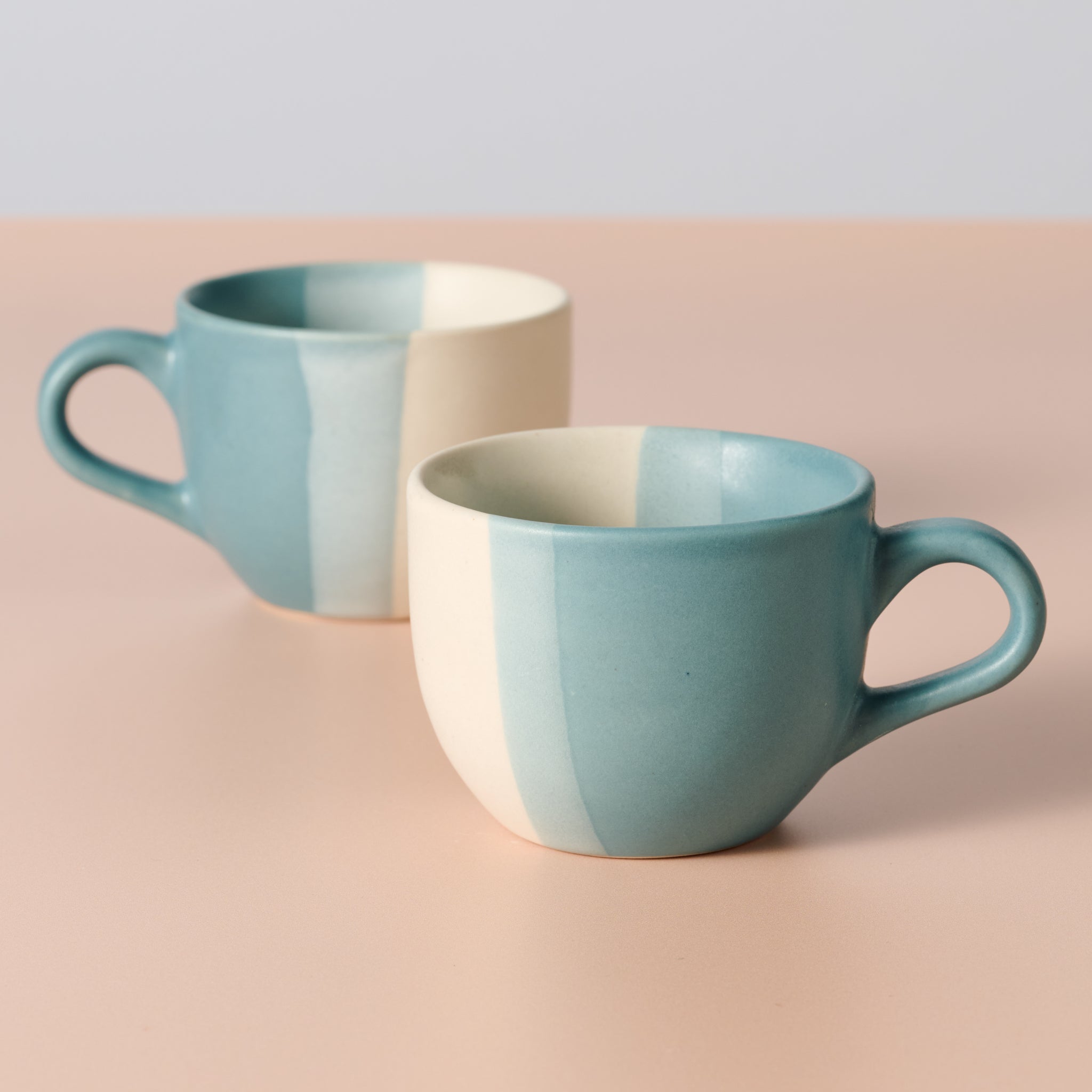Pheeka Striped Tea Cups - Set of 2 - Ten Thousand Villages