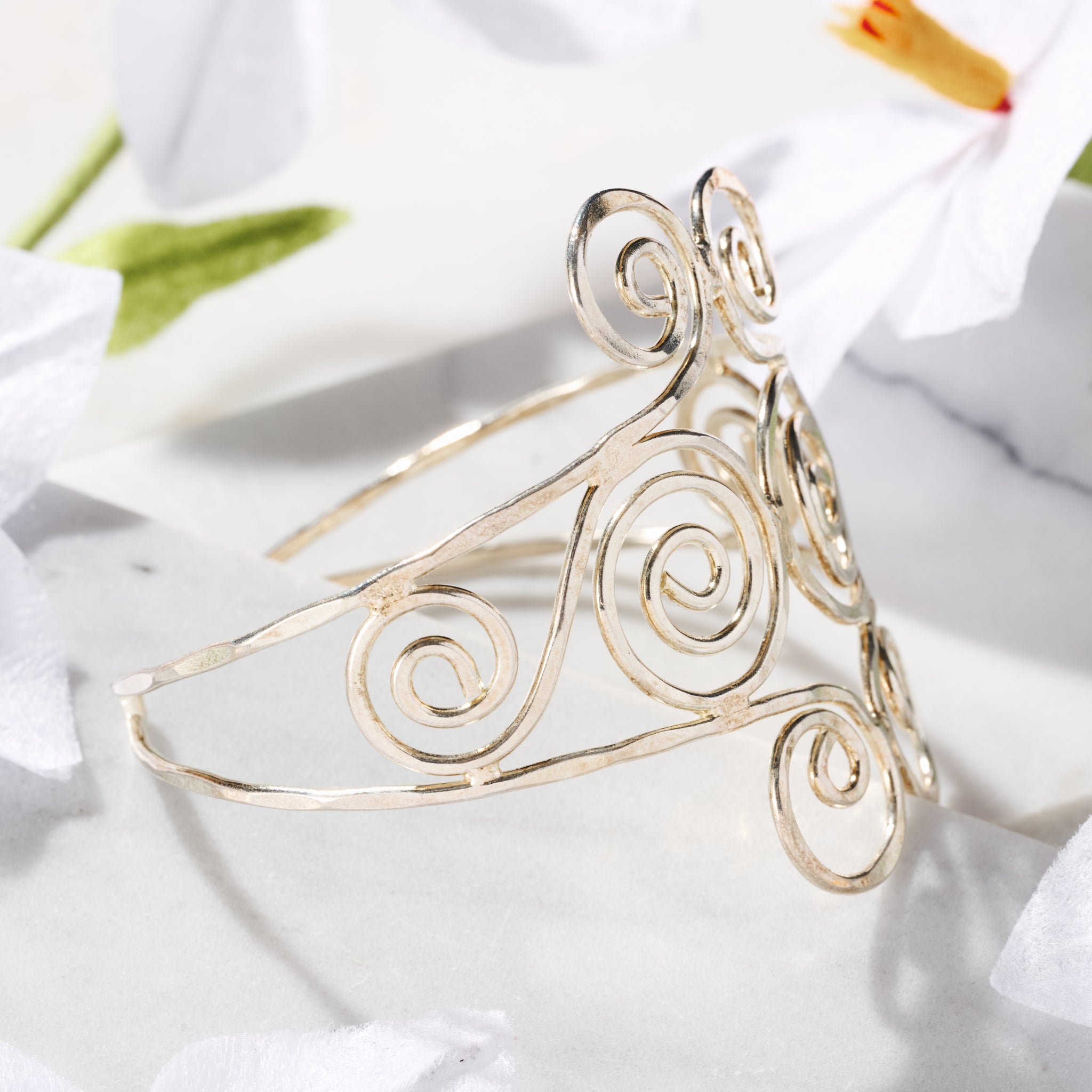 Jala Swirl Cuff Bracelet - Ten Thousand Villages