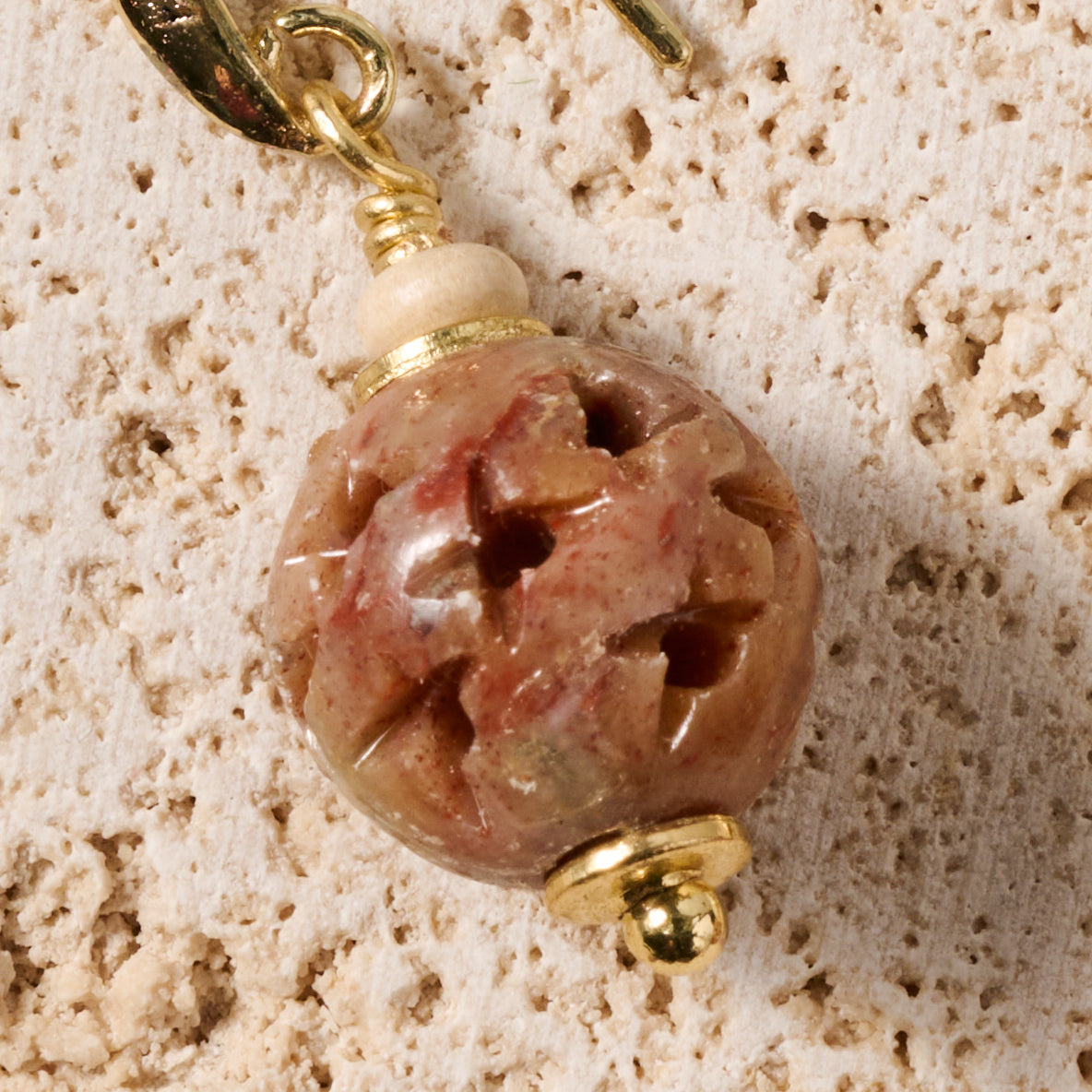 Samca Gorara Stone Earrings - Ten Thousand Villages