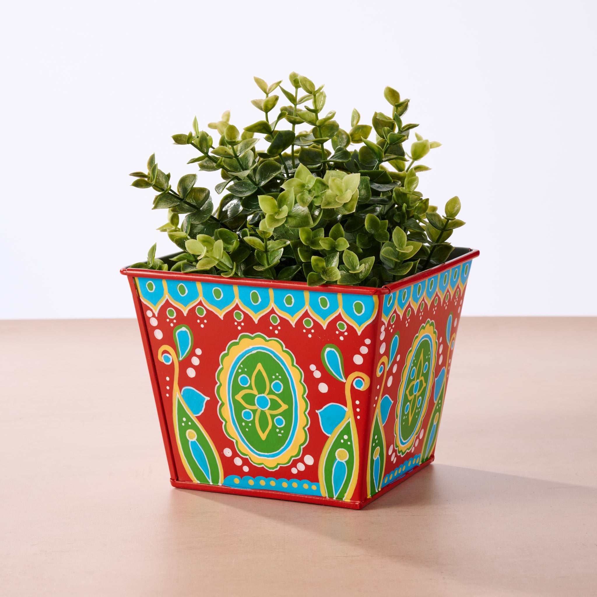 Rangina Handpainted Planter - Ten Thousand Villages