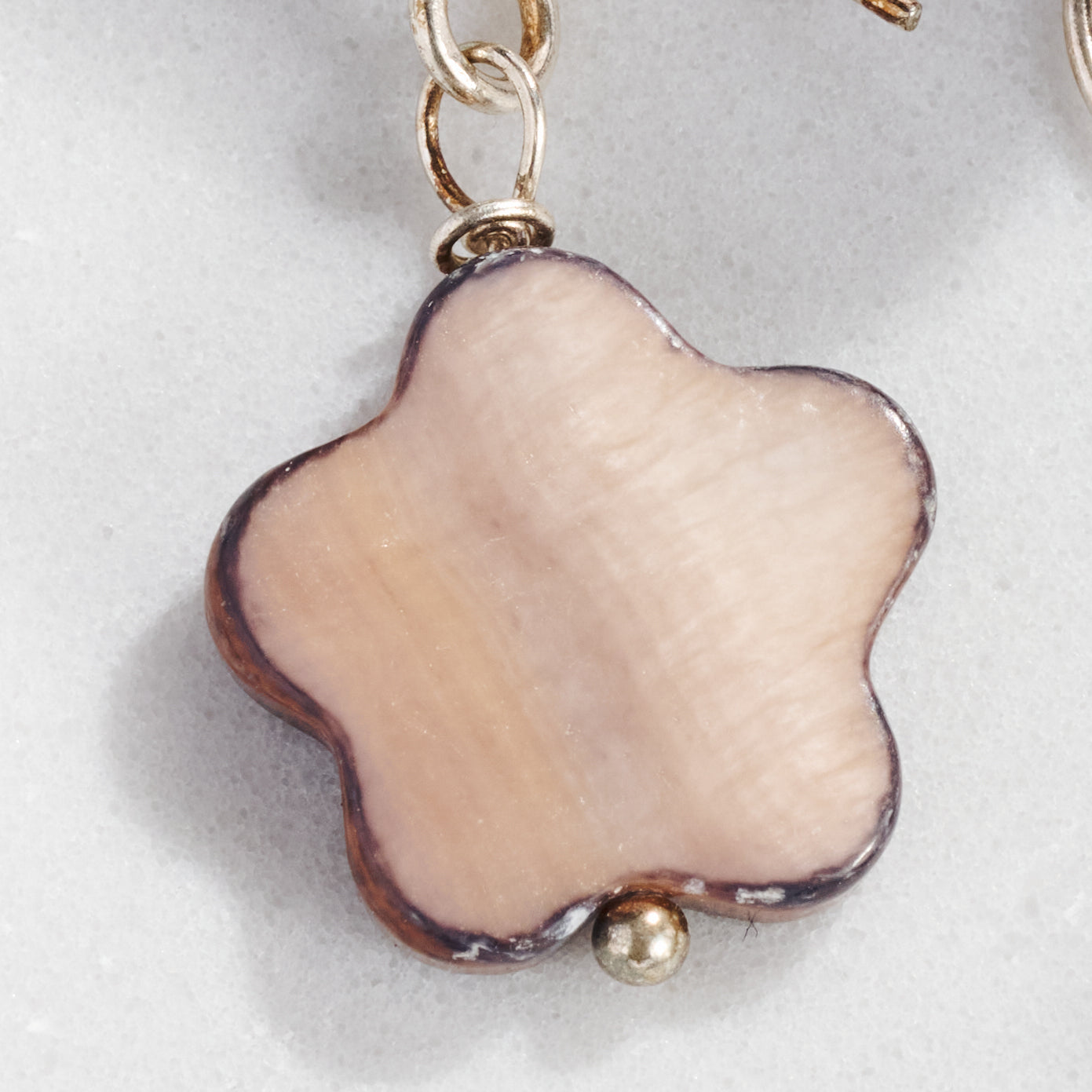 Kudu Mother of Pearl Earrings - Ten Thousand Villages