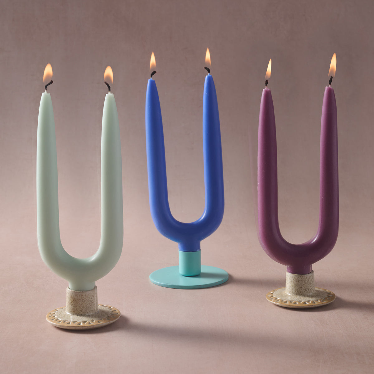 Pindho Palm Wax Twin Candle Collection