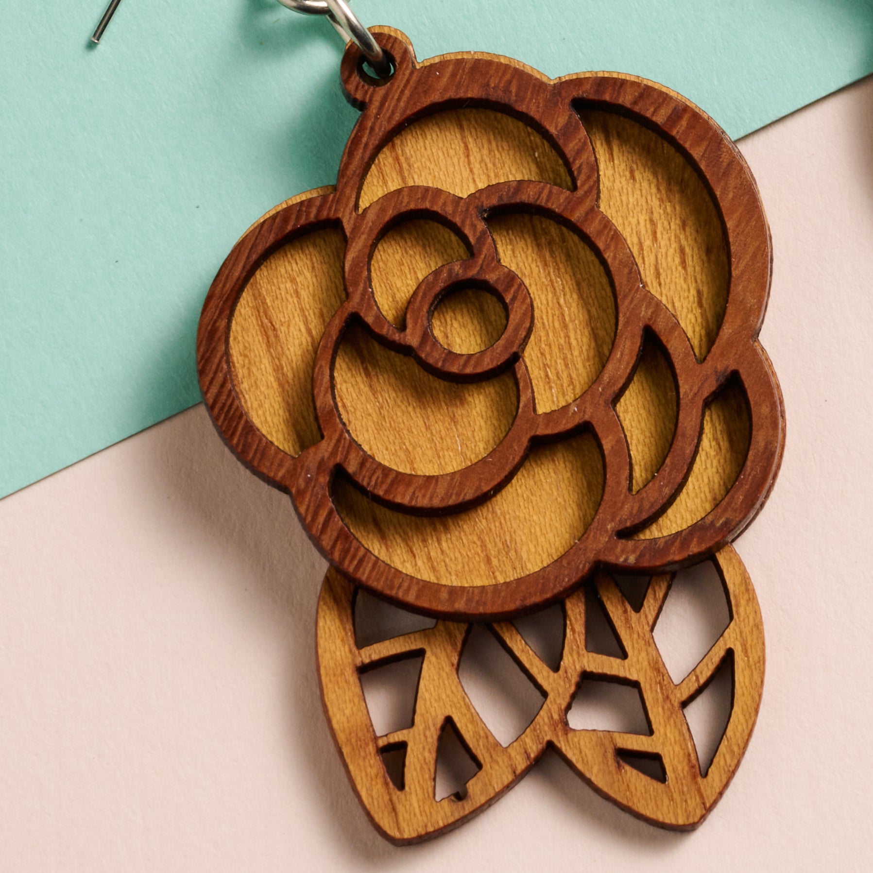 Rosas Langka Wood Earrings - Ten Thousand Villages