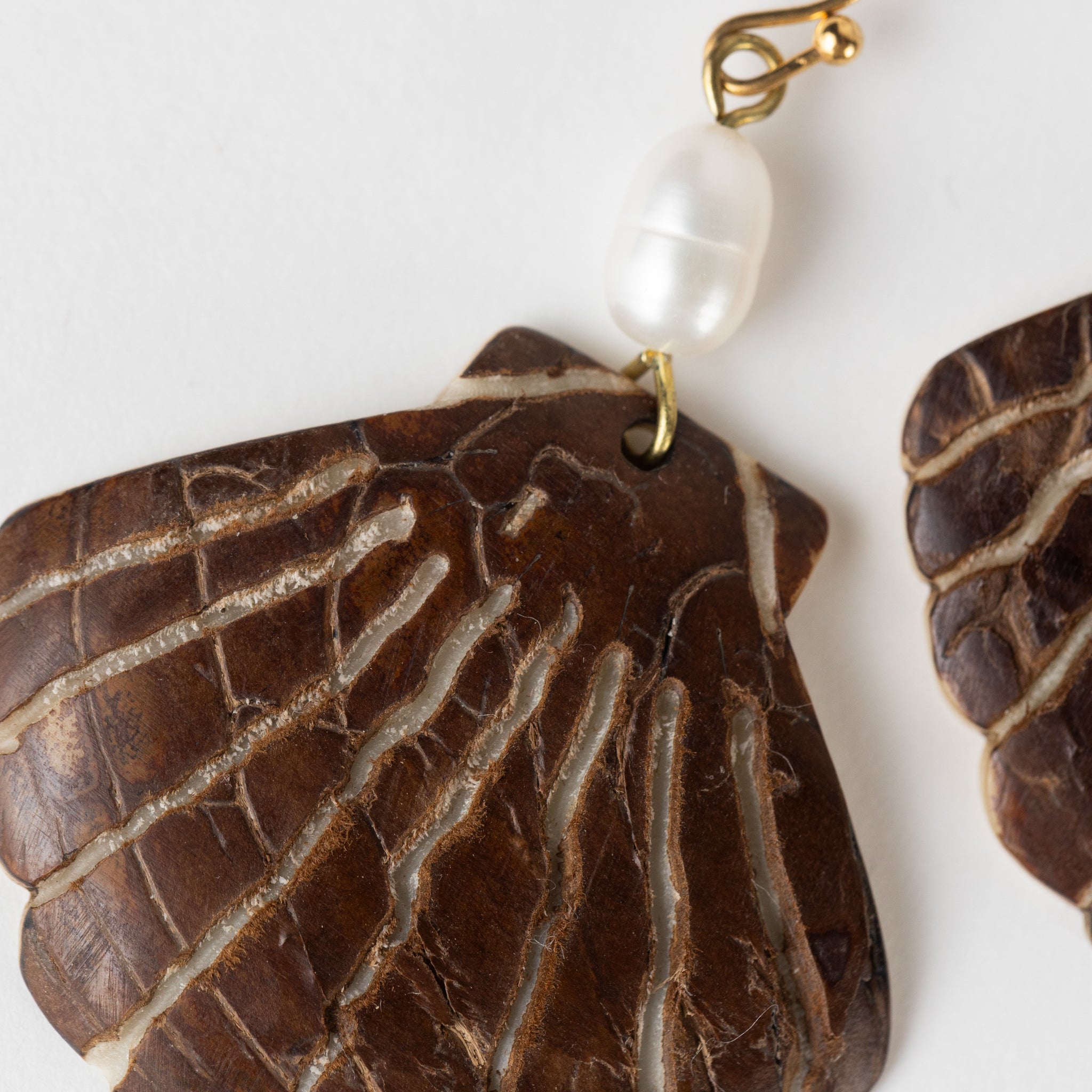 Playas Tagua Drop Earrings - Ten Thousand Villages