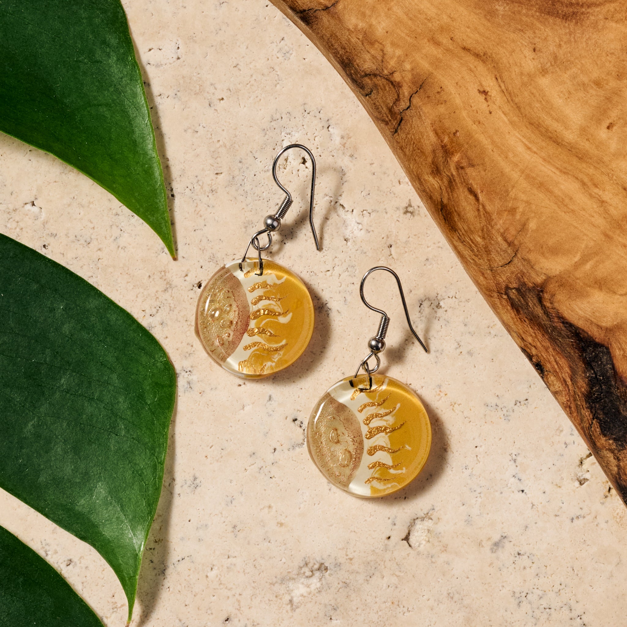 Verano Sunrise Glass Dangle Earrings - Ten Thousand Villages