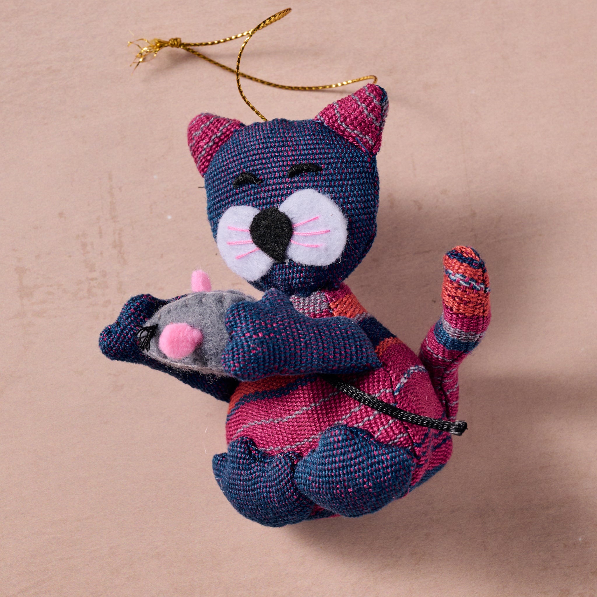 Amable Cat & Mouse Ornament - Ten Thousand Villages