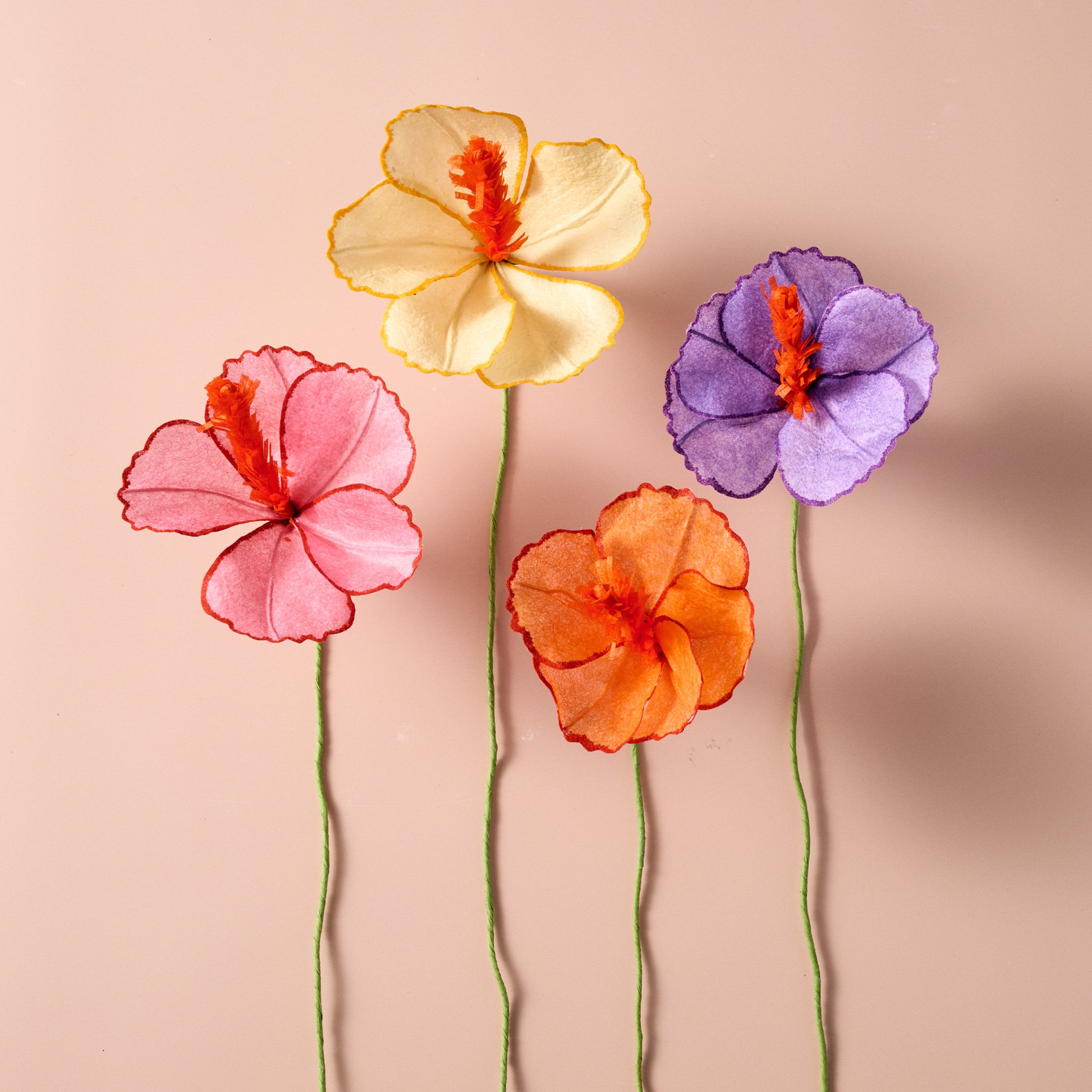 Sesa Paper Flower - Hibiscus - Ten Thousand Villages