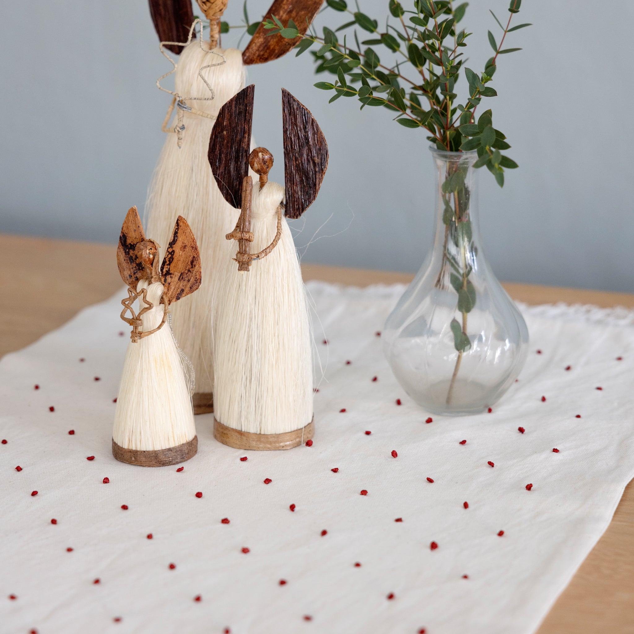 Marjita Table Runner - Red Dots - Ten Thousand Villages