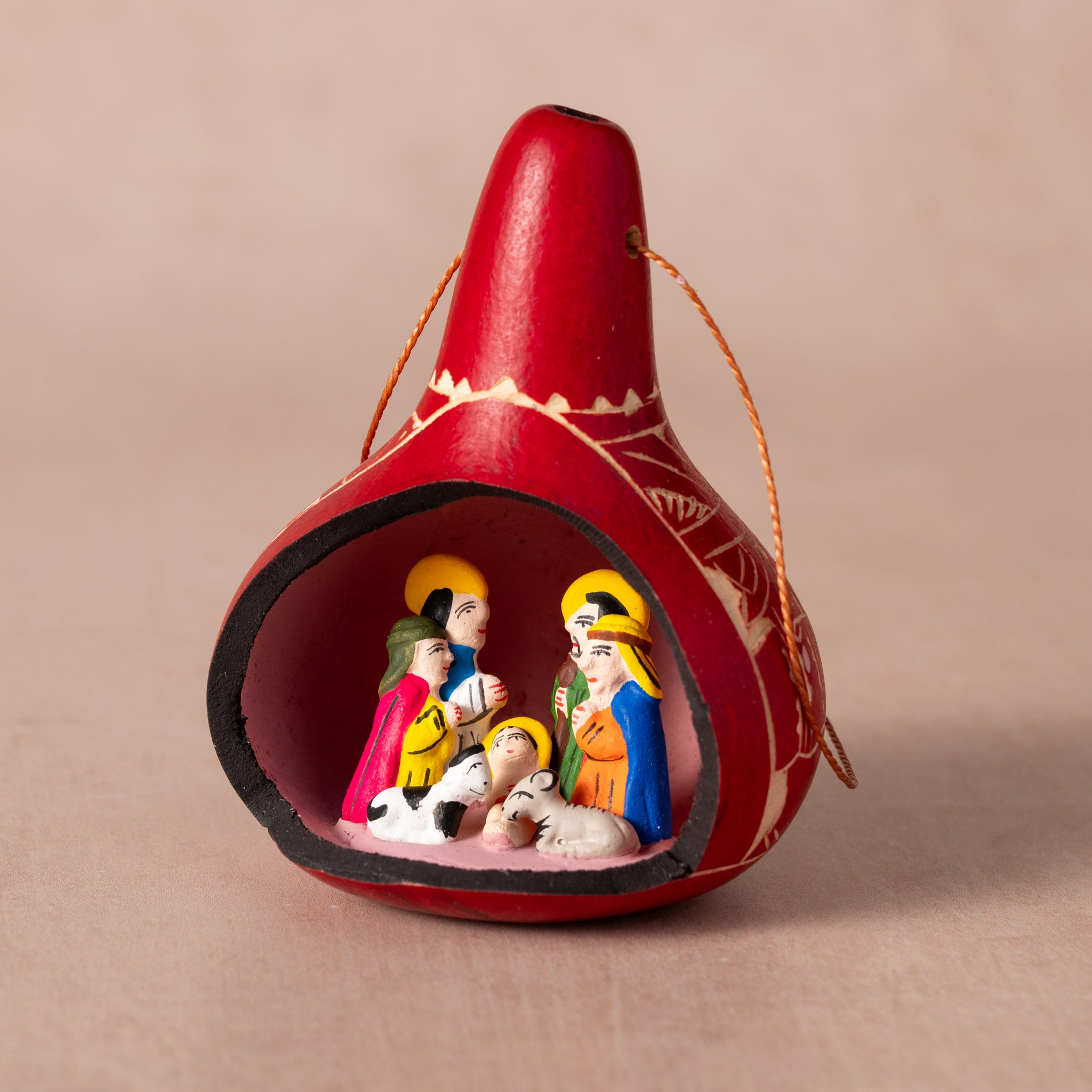 Nativity Gourd Ornament - Ten Thousand Villages