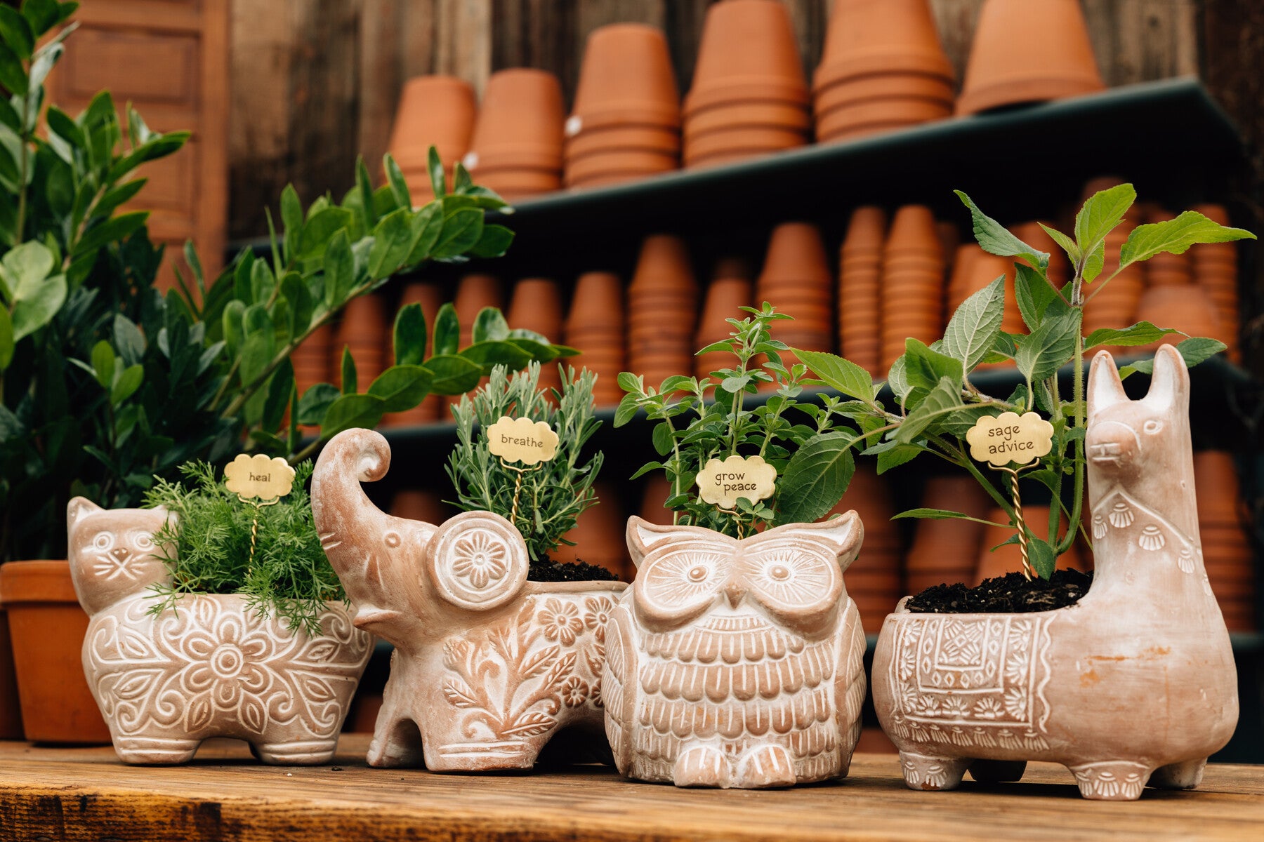 Trumpeting Elephant Planter - Ten Thousand Villages