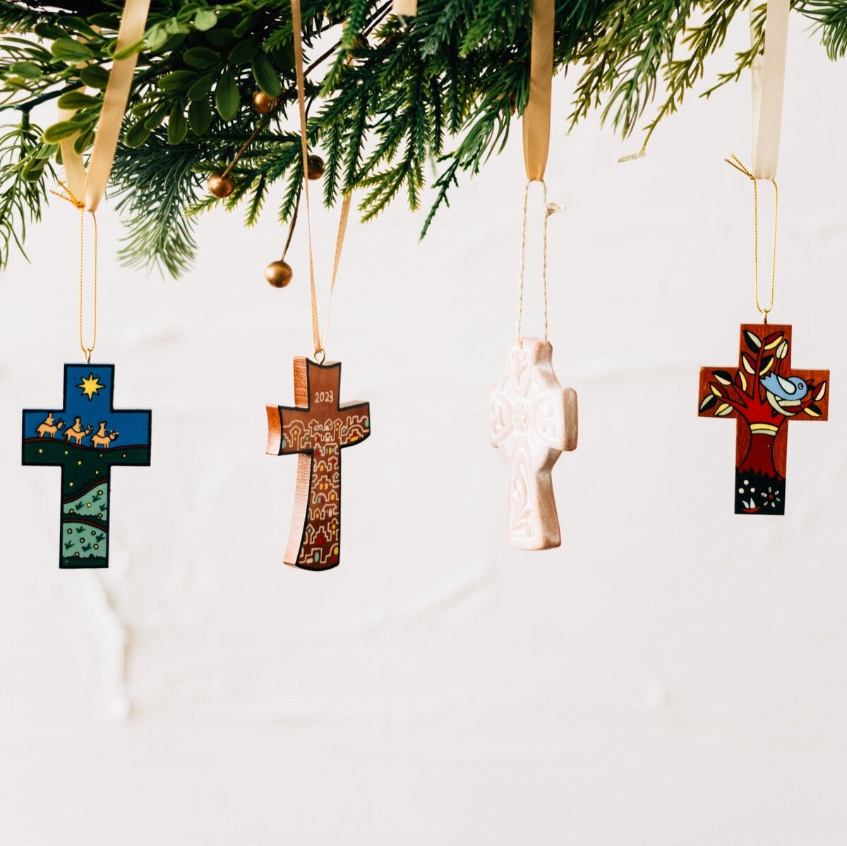 Starry Night Cross Ornament - Ten Thousand Villages