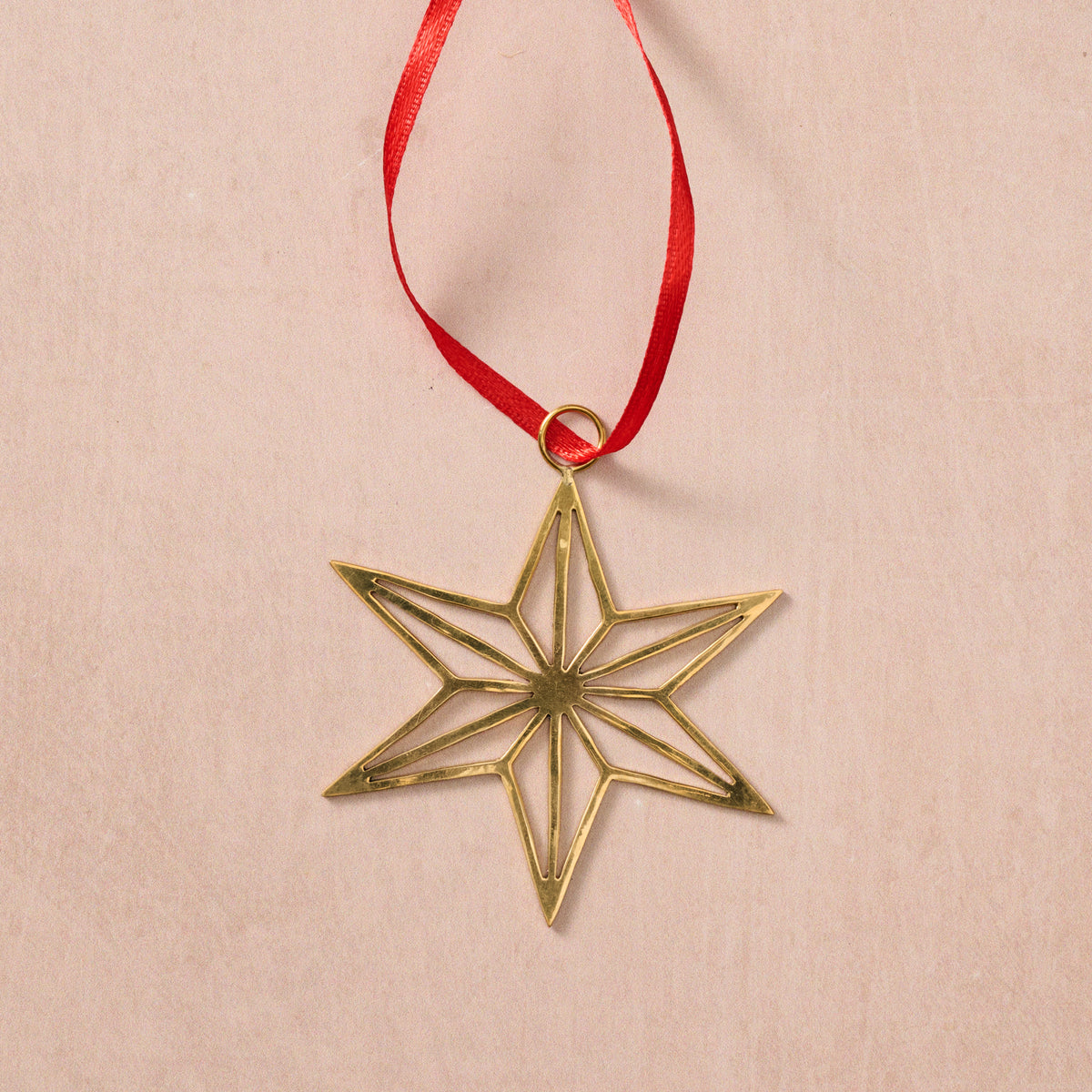 Saat Shell Casing Star Ornament - Ten Thousand Villages