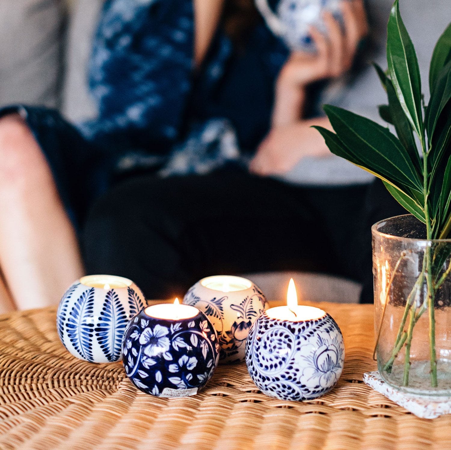 Flowering Tea Light Holder - Ten Thousand Villages