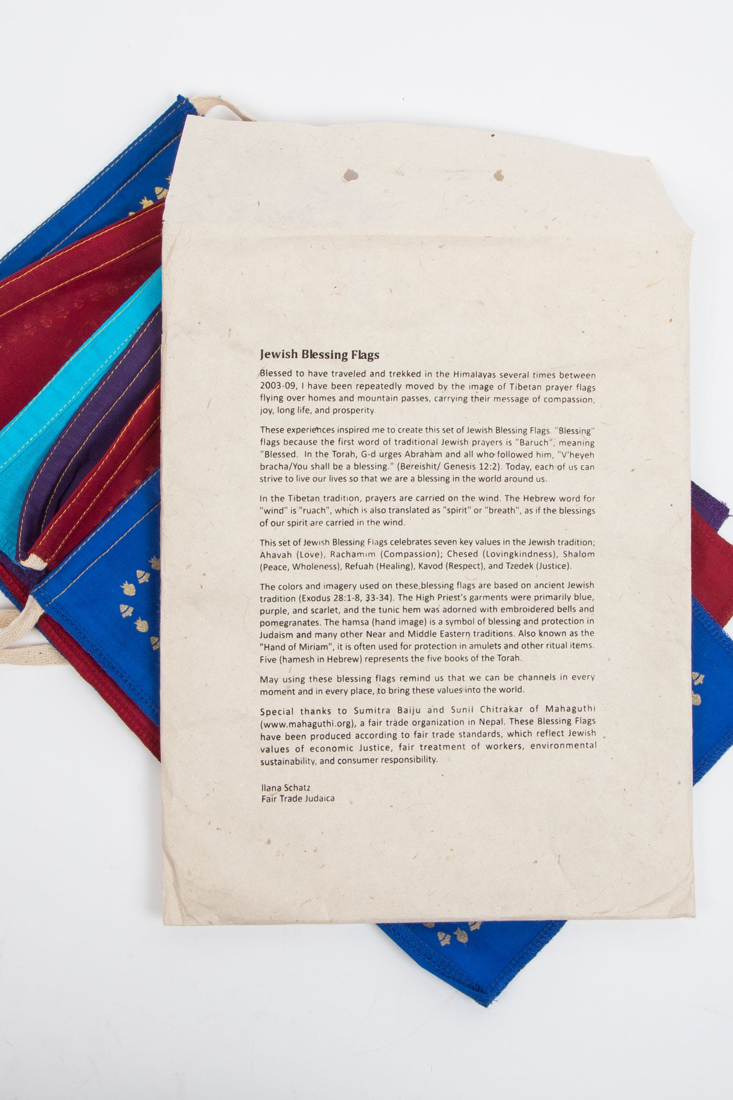 Jewish Blessing Hamsa Garland - Ten Thousand Villages