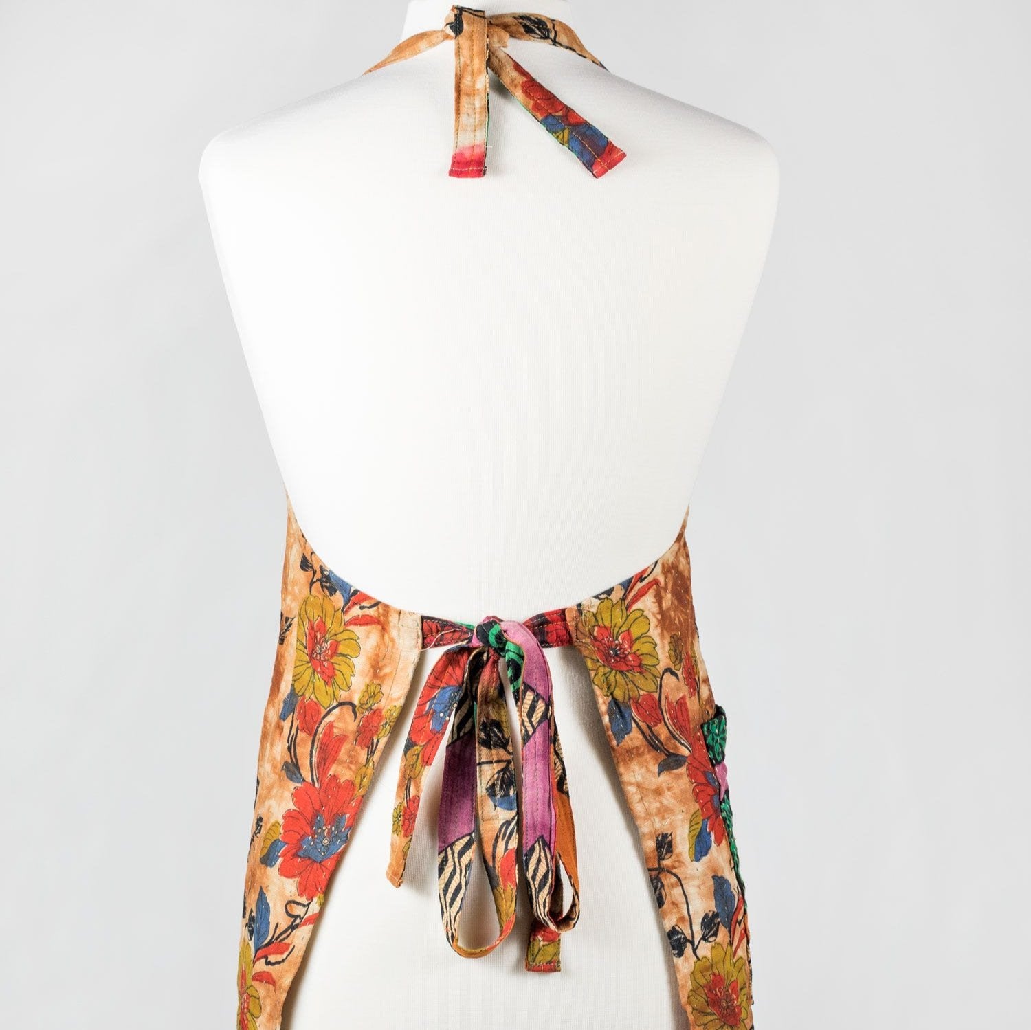 Upcycled Sari Apron - Ten Thousand Villages