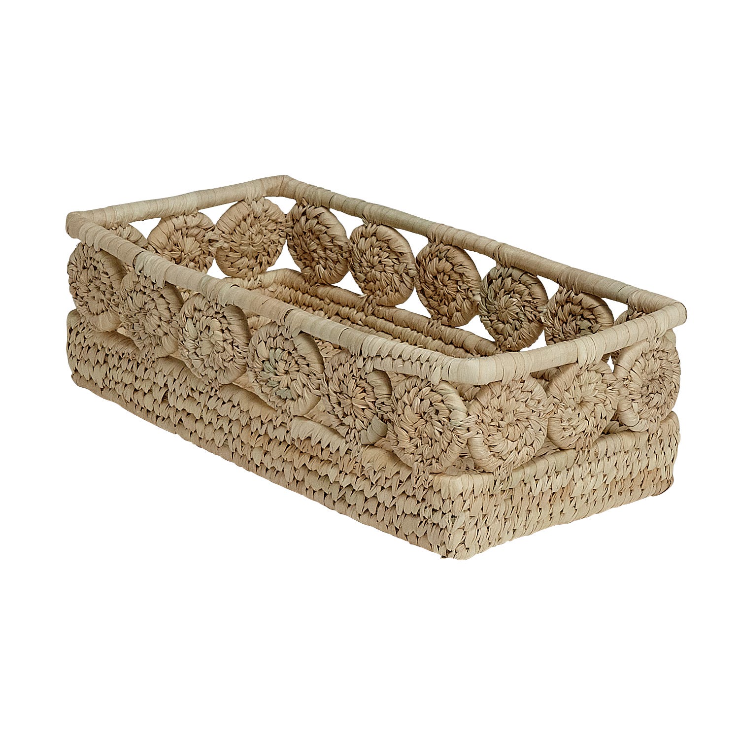 Palm Medallion Bread Basket - Ten Thousand Villages