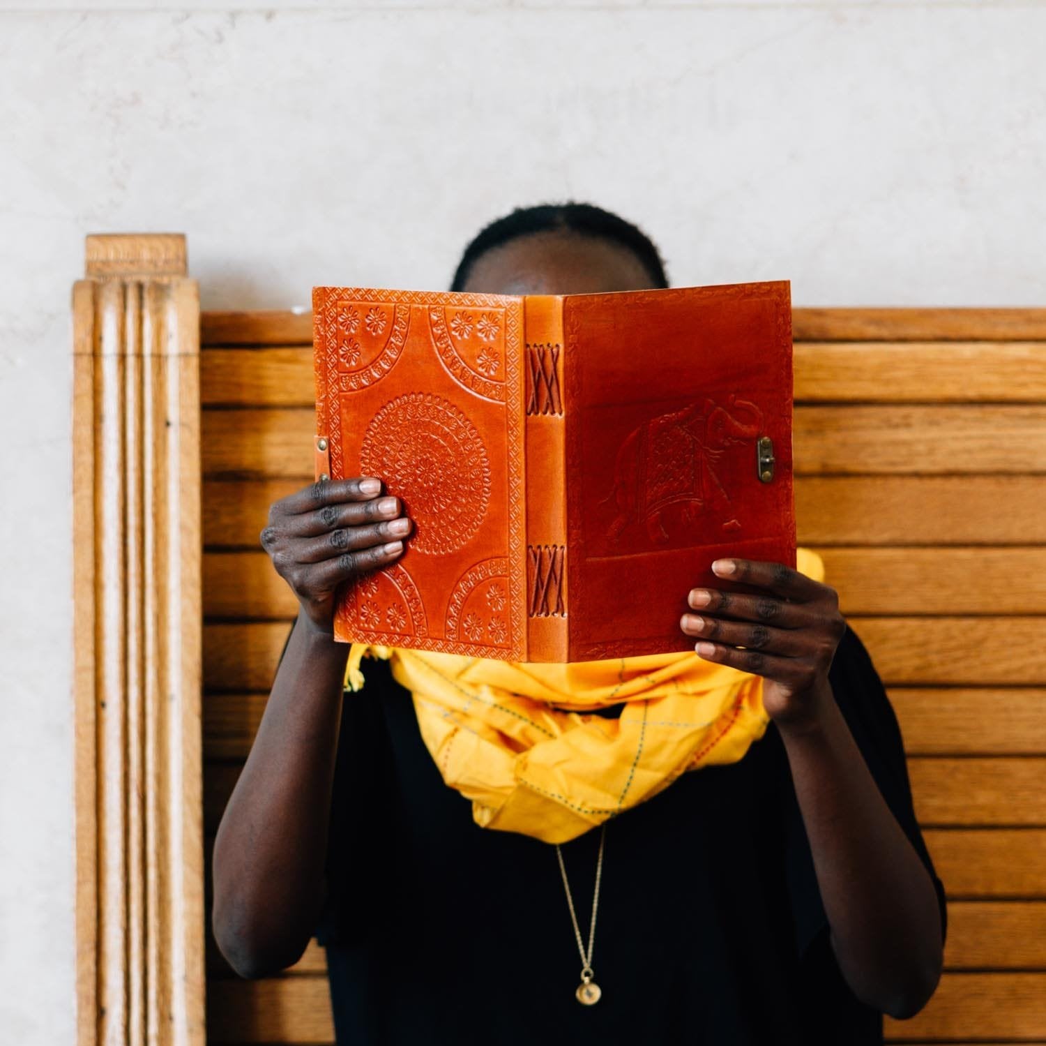 Leather Elephant Journal - Ten Thousand Villages