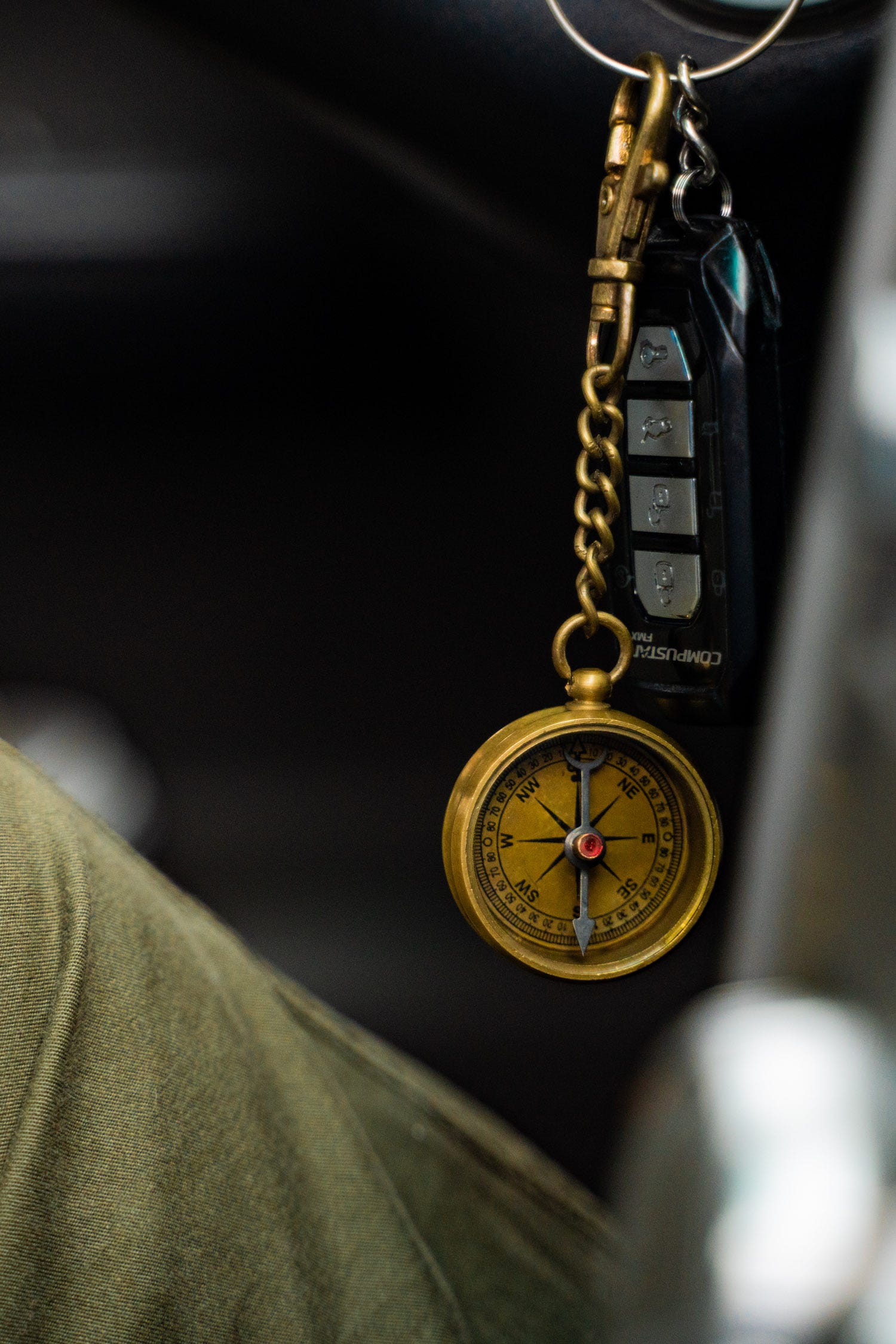Compass  Key Chain - Ten Thousand Villages