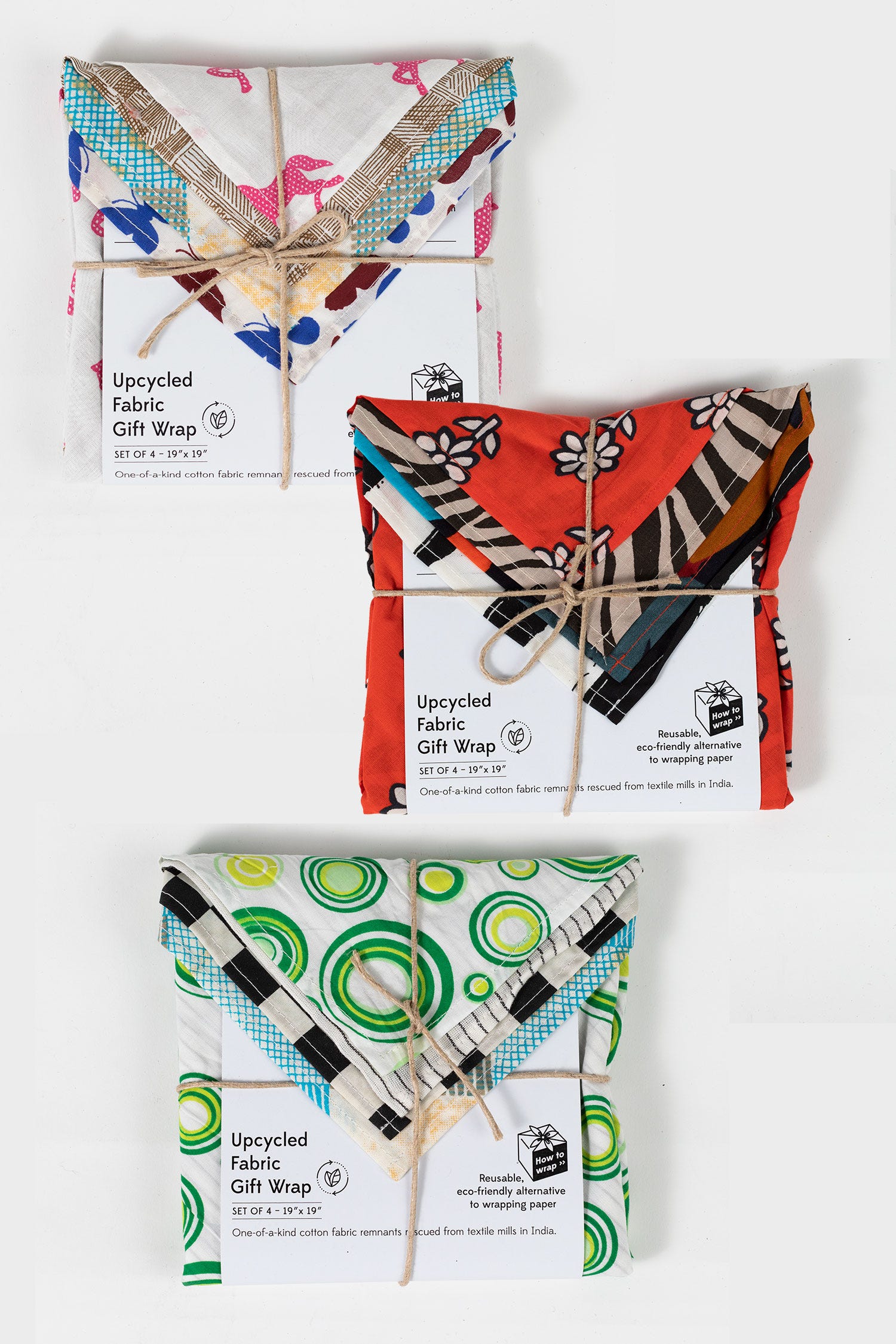 Upcycled Gift Wrap Set - Ten Thousand Villages