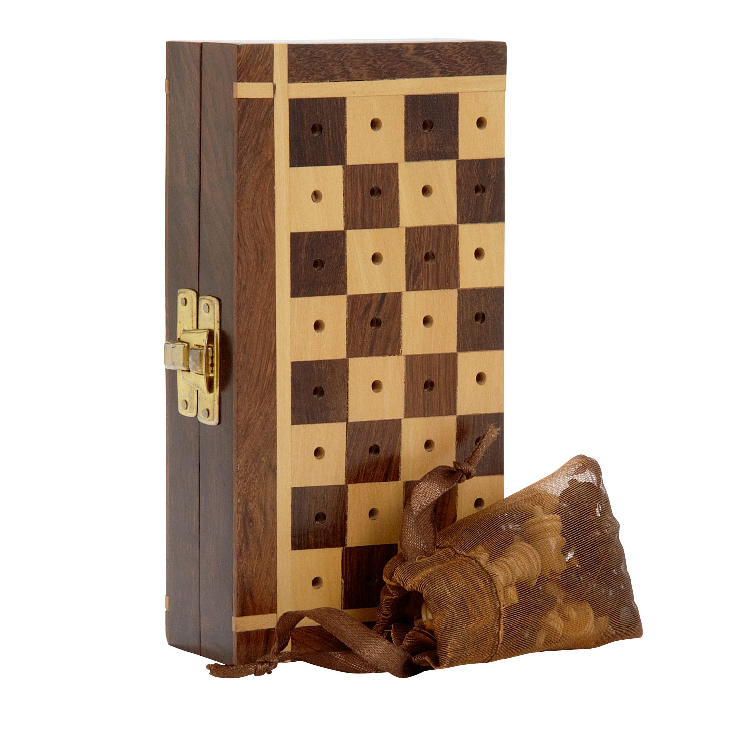 Sheesham Travel Chess Set - Ten Thousand Villages
