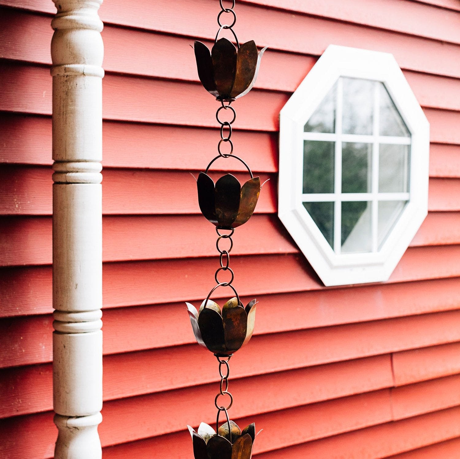 Lotus Rain Chain - Ten Thousand Villages