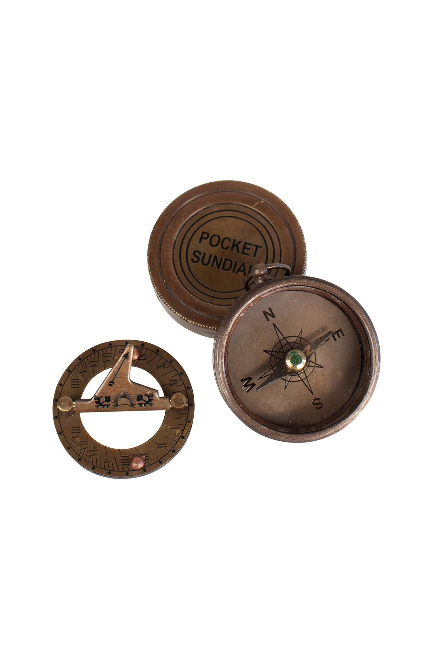 Pocket Compass & Sundial - Ten Thousand Villages