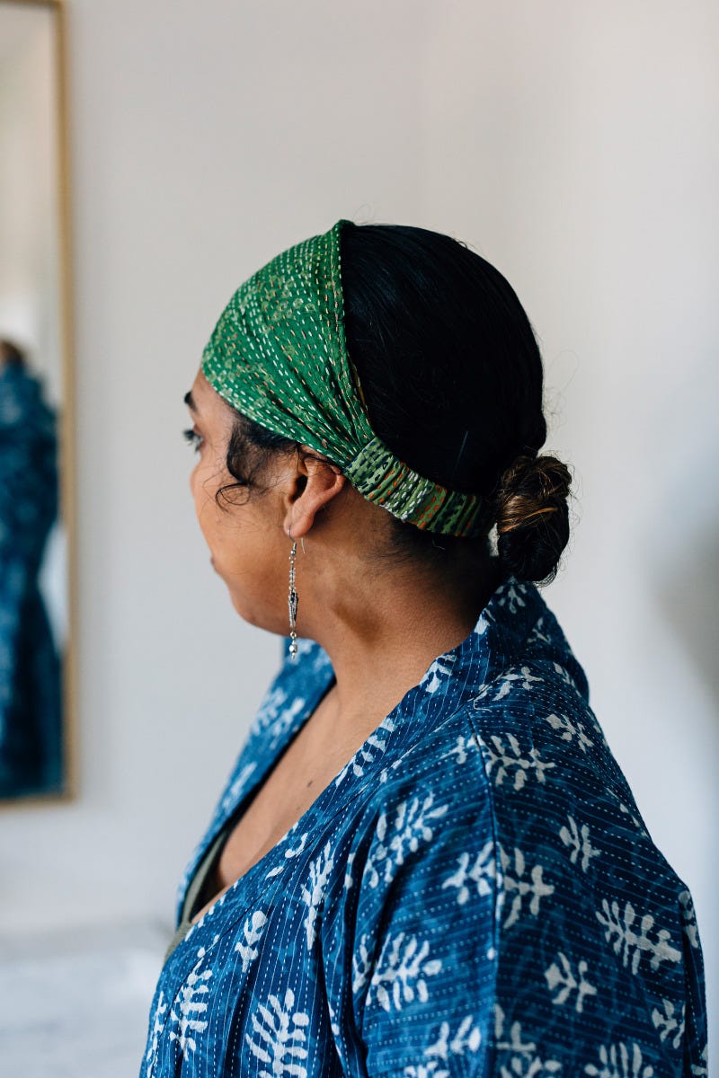 Kantha Stitch Headband - Ten Thousand Villages