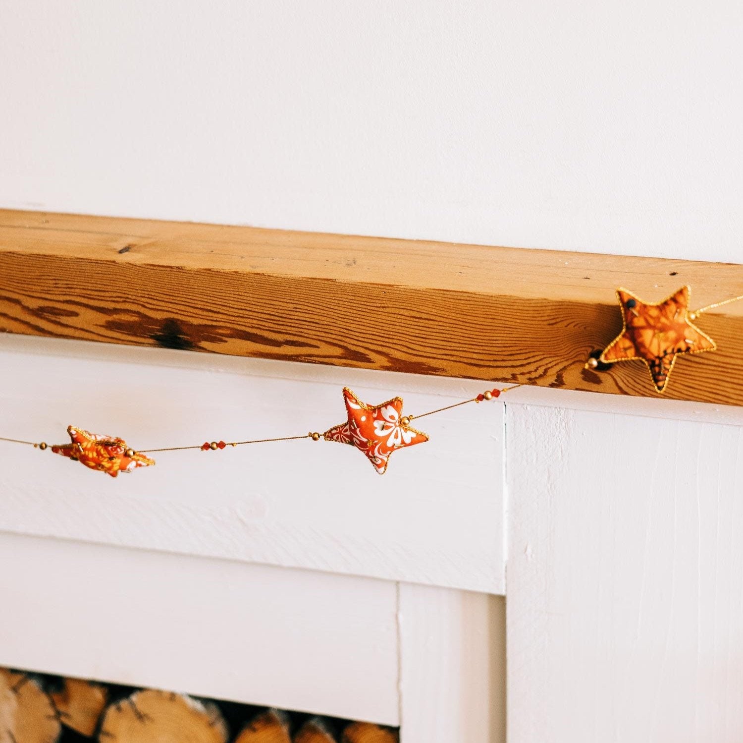 Snowy Star Garland - Ten Thousand Villages