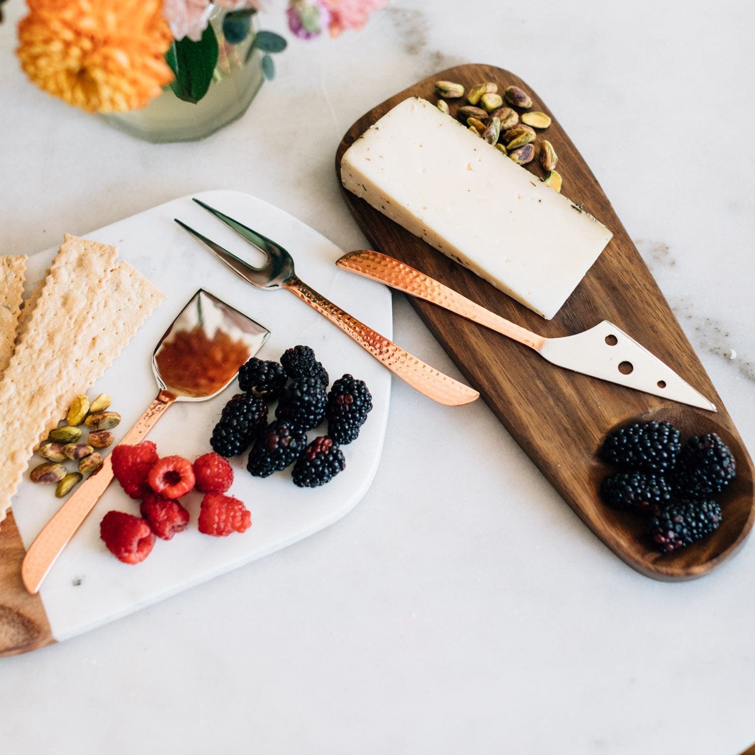 Hammered Handle Cheese Servers - Ten Thousand Villages